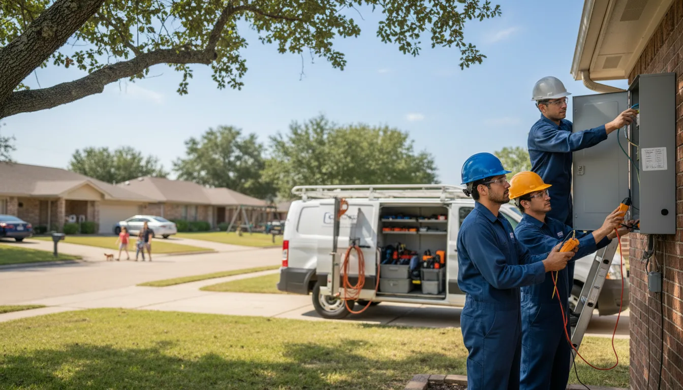 Certified electrician providing emergency electrical services in Marquette, NE